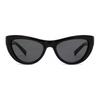 Saint Laurent Logo Cat Eye Sunglasses Women sunglasses Black SL676001
