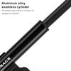 Portable Bicycle Pump with Gauge Aluminum Alloy Hand Tire Air Inflator Bike Car Scooter Schrader Presta Valve AV FV