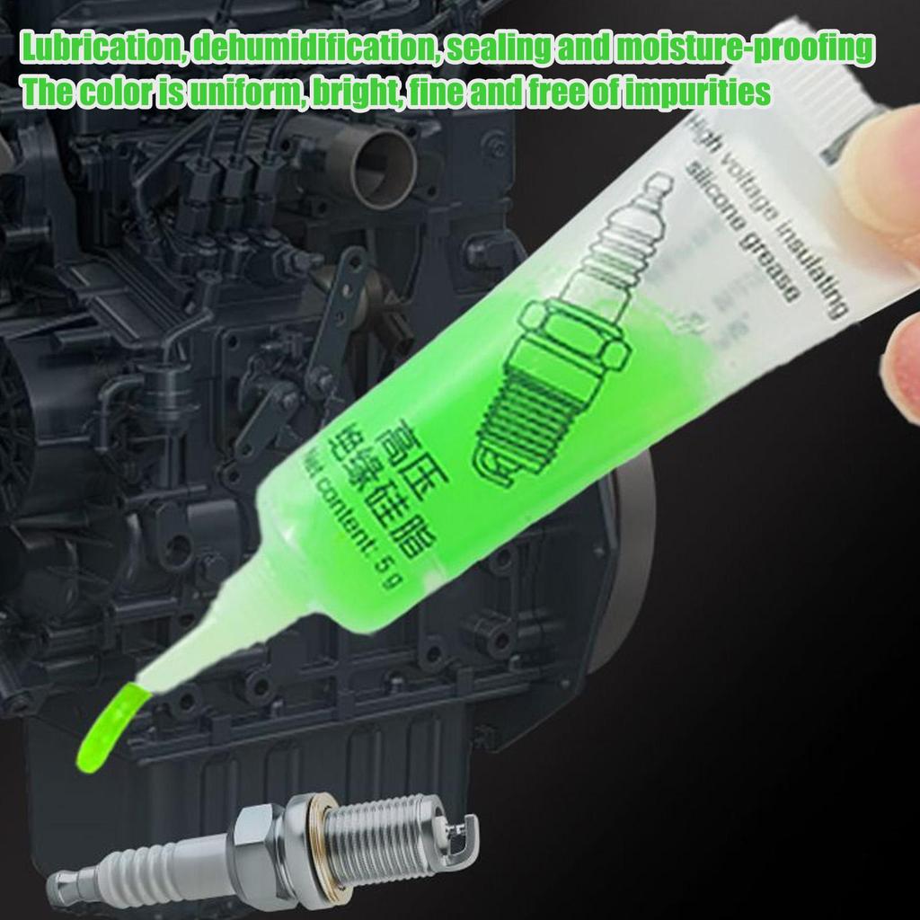 10PCS Spark Plug Lubricating Grease High Temperature Resistant Electrical Connector Lubricant For car Marine Truck RV Maintenace