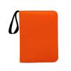 Card Storage Organizer with 9 Grid Transparent Pockets Honeycomb Texture Solid Pattern Zippered Closure and Wrist Strap for Document Protection