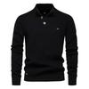 Pull Polyvalent pour Homme à Fermeture Éclair et Col Montant - Couleur Unie - Tendance Automne/Hiver à Manches Longues Style Européen