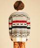 Shiho London Heart Soul Jacquard Cardigan (Ivory)
