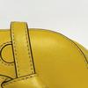 [Pre-Owned] Gate Mini Yellow Leather Waist Bag Chest Bag Gold Hardware - Very Good #3GEFBK