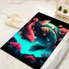 1Pc Koi Fish Harmony Rug Office Carpet Indoor Outdoor Doormat Nonslip Soft Comfortable Living Christmas Halloween Xmas Gift D924390