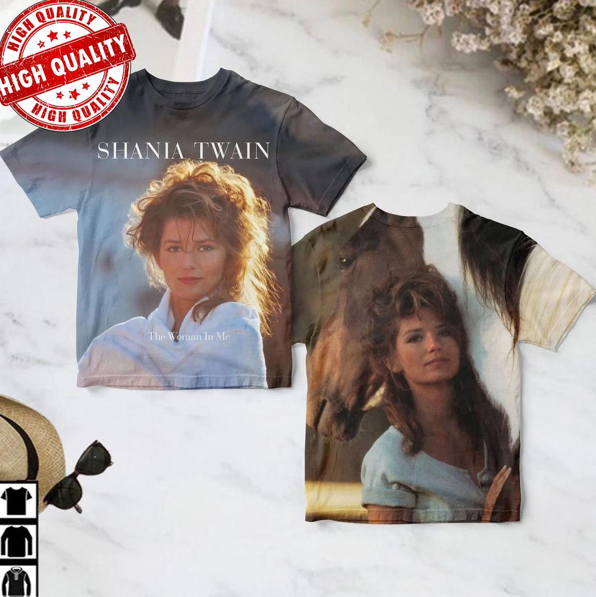 The Woman In Me Shania Twain Album 3D AOP Shirt Unisex Size S-5XL 1V0712 XL