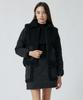 Hyper Lit Women'S Muscovy Fur Contrast Skirt [Matte Black]_He4Sk540