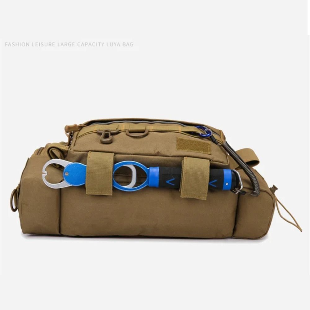 Crossbody Multi functional Lure bag Waist Fanny Fishing Rod Lure Bag  Accessories
