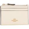 Coach Schlüssel-Münz-Etui COACH Kartenetui Mini Skinny ID Case Cross Grain Leather Chalk Outlet F88250-IMCHK [Artikel]