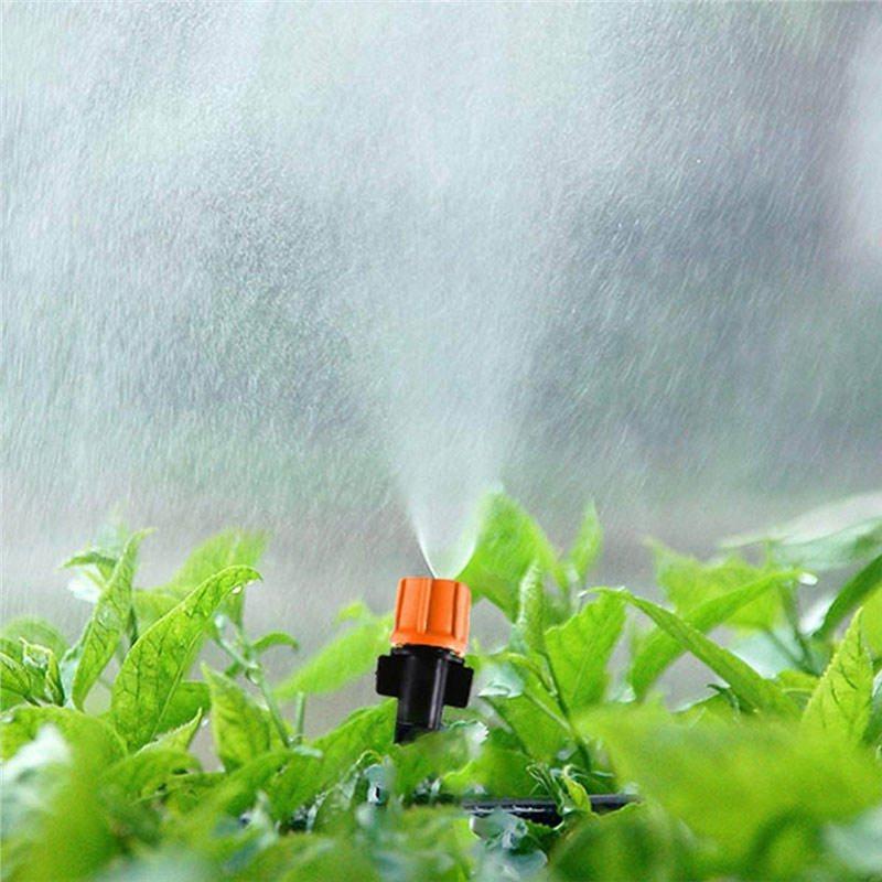 Automatic Garden Misting System 30 Meter, Fog Nozzle Irrigation Kit With Adjustable Spray,For Efficient Plant Watering