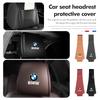 1/2pcs Car Seat Universal Headrest Pillow Anti-dirty Protector Cover For BMW E30 E34 E36 E39 E46 E52 E53 E60 E61 E62 E70 E71 E83