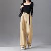 Demana Cotton Flannel Big Pocket Cargo Harem Pants