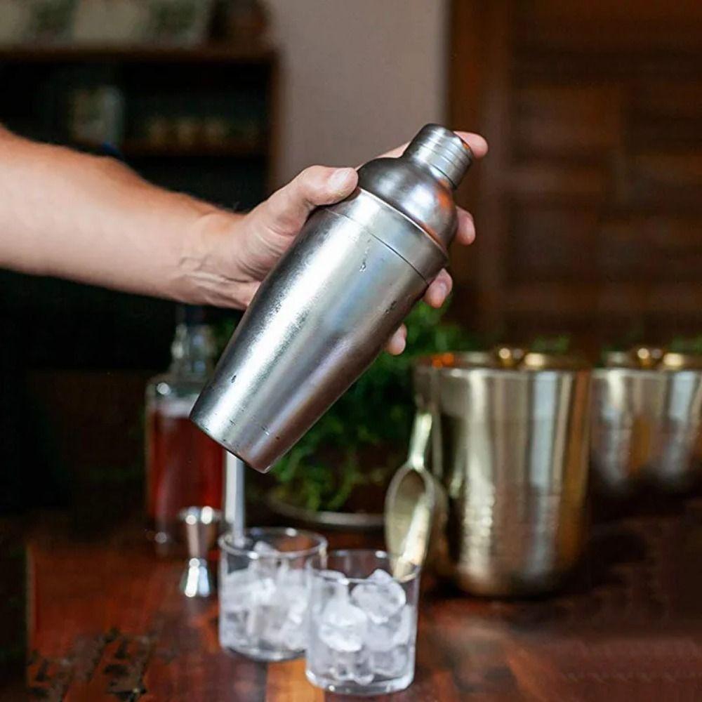 6 ks/Sada Dvojitá odměrka Míchačka nápojů Barová sada Vhodné do myčky Nádobí Mixologická sada Nápojový šejkr Bar
