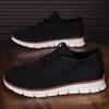 Men's Summer Breathable Mesh Brogue Flyknit Sock Shoes - Casual & Comfortable