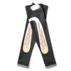 RogueWave Nouveau Jean Imprimé Hip-hop Rétro Hipster Japonais High Street Loisirs Slim Droit Broderie Y2k Imprimé Coutures Pantalon