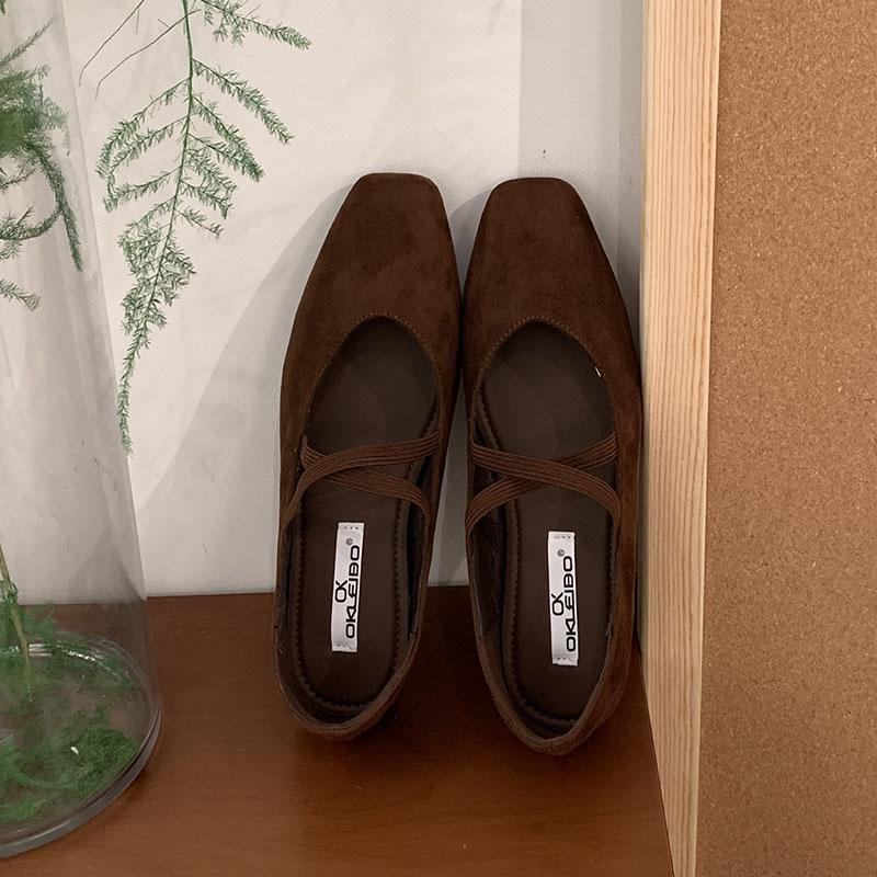 Fashion Fashion Round Toe Ladies Flats Slip On Shoes Casual Female Soft Footwear Shallow Women Ballet Flats Dance Shoes