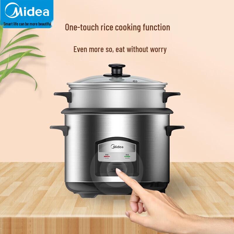 Midea 6.5L Large Capacity Mechanical Rice Cooker CN plug (adapter included)