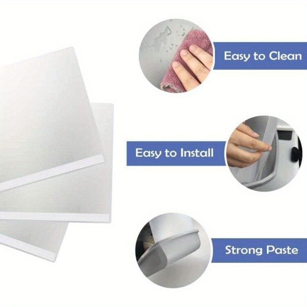 4Pcs/Set High Sided Cat Litter Box Pee Shields Thickened Waterproof Litter Box Splash Guard DIY Easy Clean