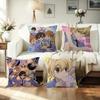 Ouran High School H-Host Club Pillow Covers Cartoon Sofa Decorative Home Double-Sided Printing Short Plush Cute Cushion Cover