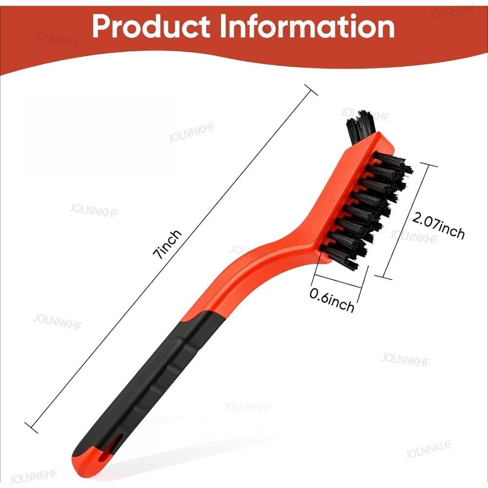Xiaomi 1-10Pcs Nylon Cleaning Brushes for Tight Spaces, Non Scratch Detail Cleaning Brush for Window Tracks, Kitchen, Bathroom, Car