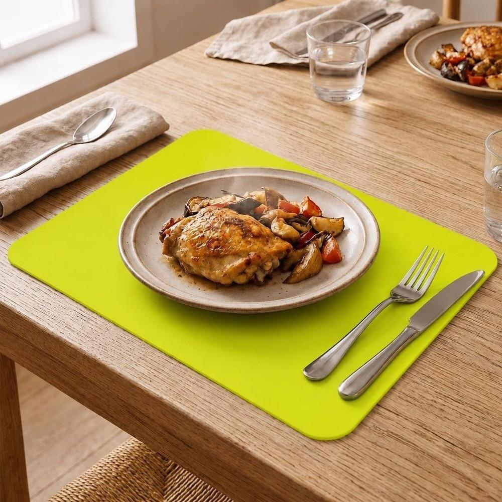 Flexible Craft Mat Silicone Table Placemat Nonstick Multi Purpose Mat Family Meals
