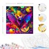 Frame Painting By Numbers For Adults Beginner Kits Bat Animal Acrylic Paint Wall Art Picture With Numbers For Home Decors 40x40