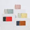 Women's Solid Color Card Holder & Coin Purse with Multi-Card Slots and Keychain