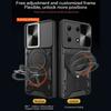 For Infinix Note 30 4G Shockproof Case TPU+PC Phone Cases with Kickstand,Slide Lens Lid