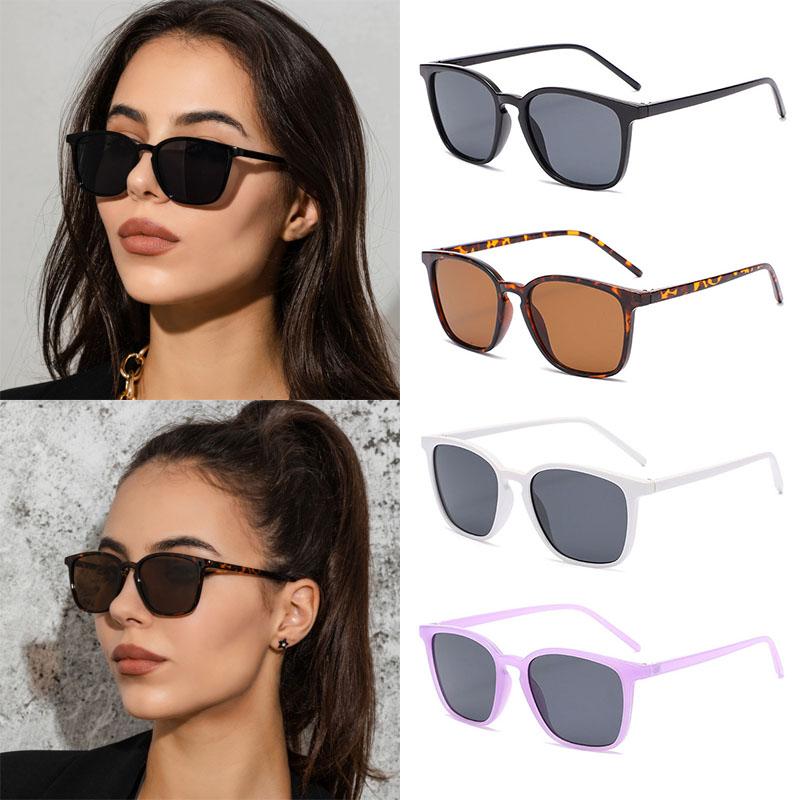 Charm Square Retro Sunglasses Trend Women Popular Eyewear Simple Men UV400 Glasses High Quality Hot Sale Eyeglasses