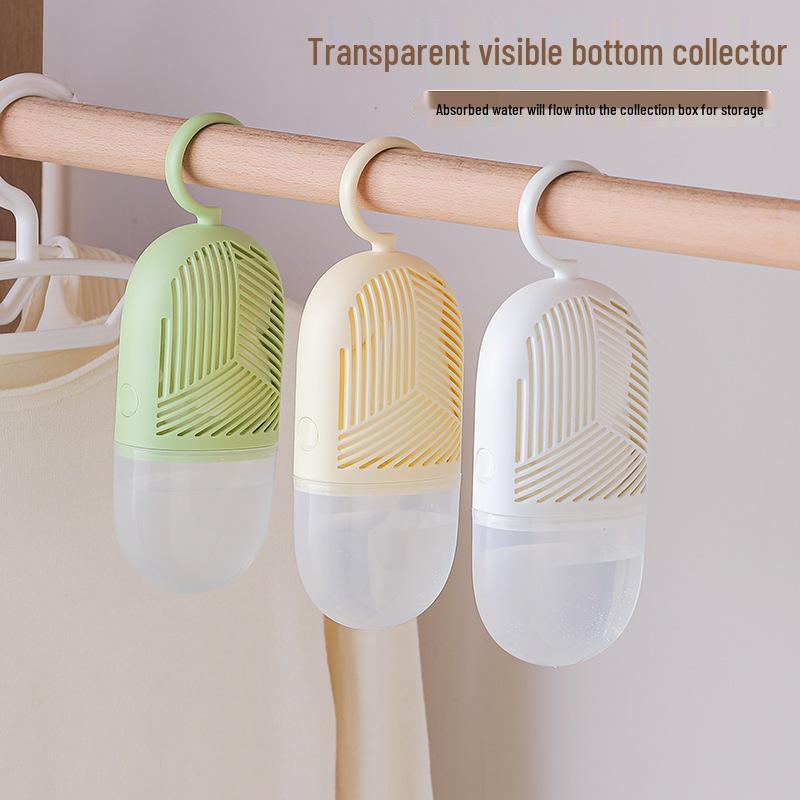 Hanging Wardrobe Dehumidifier Bag - Moisture Proof, Anti-Mold, Calcium Chloride Absorbent for Dorms and Clothes