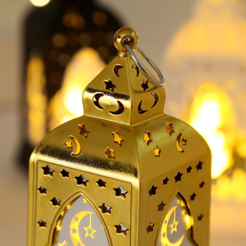 LED Lantern Lights Castle Lights Ramadhan Decorations Eid Gifts Table Decorations Islamic Muslim Holiday Party Supplies
