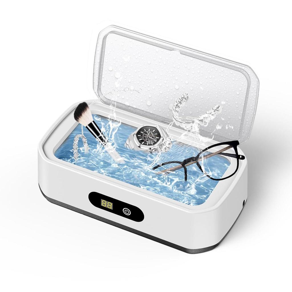 Ultrasonic Eyeglass and Jewelry Cleaner, 650ML Capacity