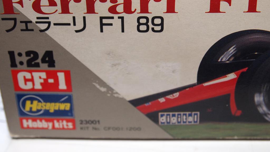 Hasegawa Ferrari F189 Early 1/24 model/Marlboro