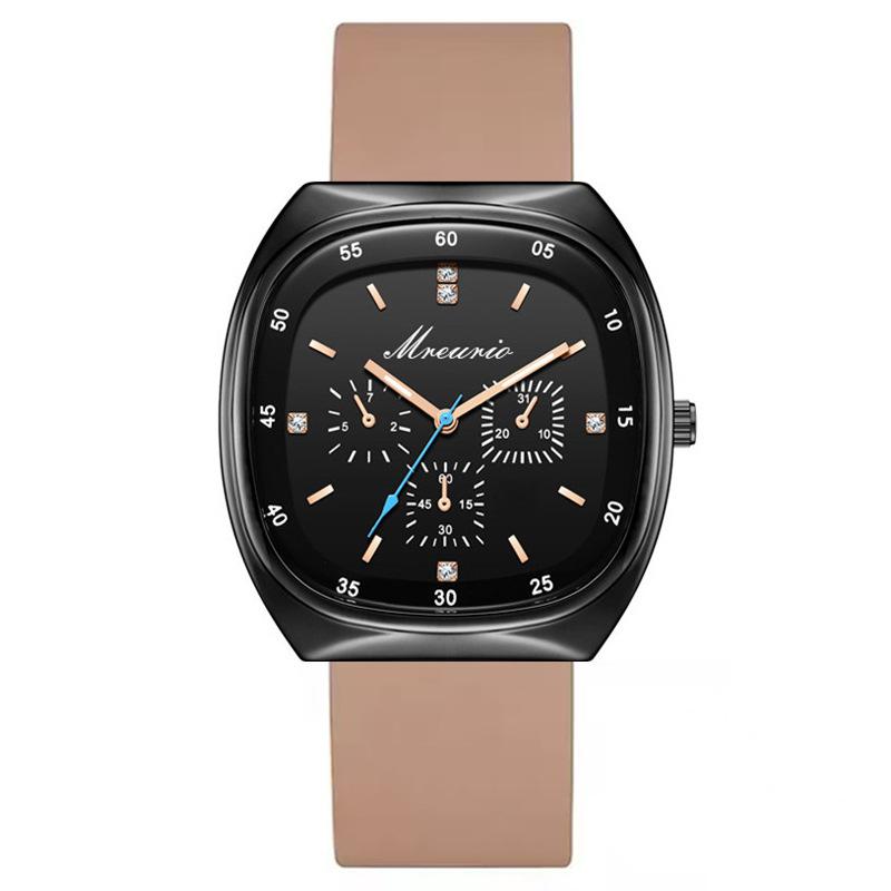 Luxury Wrist Watches Fashionable Casual Men Quartz Watch Silicone Strap Large Dial Men Wath Best Gift Clock