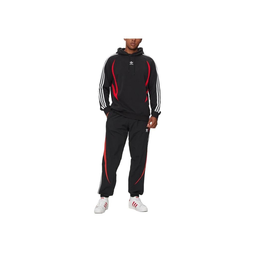 Adidas Originals Archive Tracksuit Bottoms Striped Color Blocked Retro Sports Knit Pants Men Bottoms Black IX9646