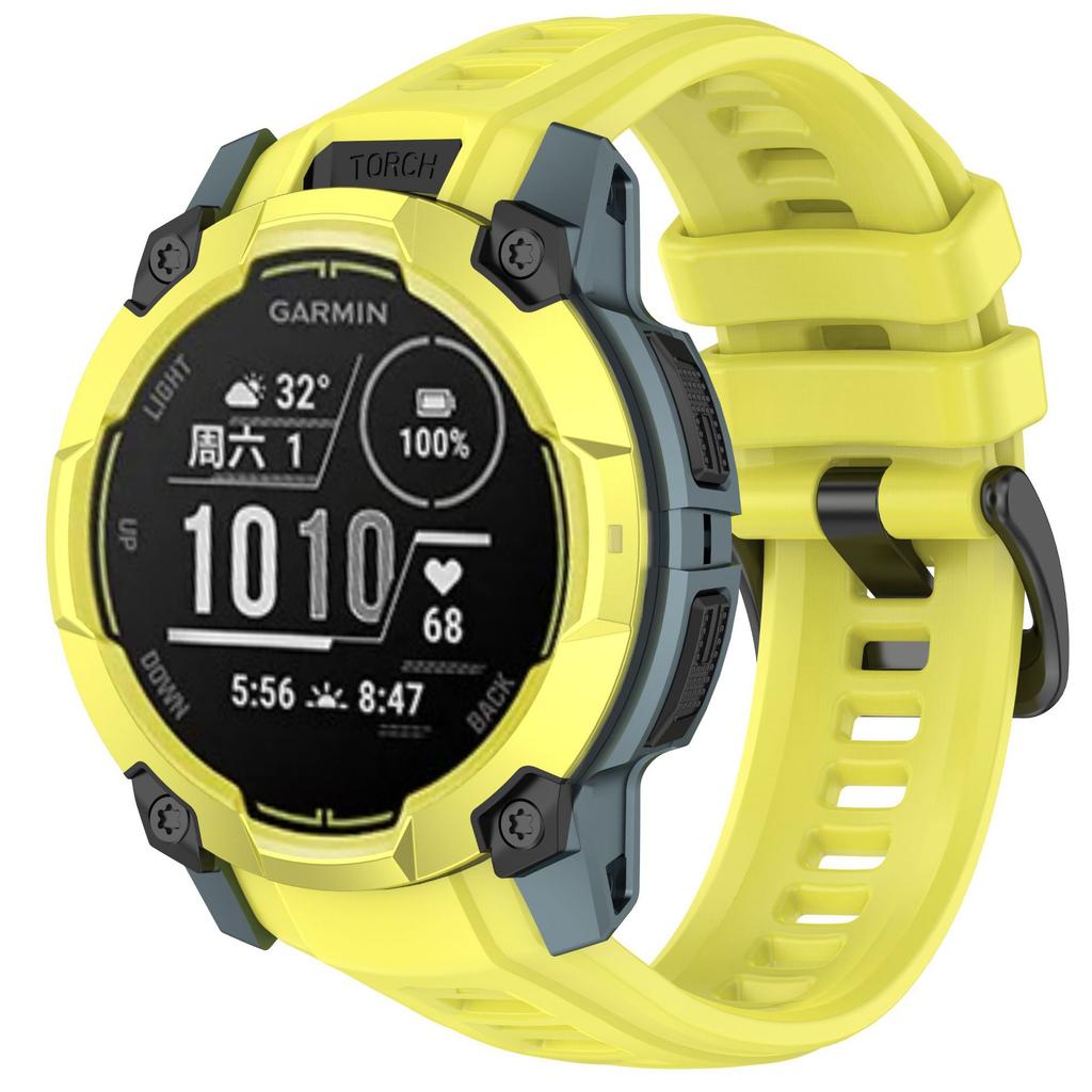 Cinturino Ufficiale in Silicone Per Garmin Instinct 3 Amoled 50mm 45mm Braccialetto di Ricambio per Garmin Instinct 3 Solar 45mm 50mm