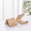Portable Mini Wooden Mobile Phone Tablet Holder Anti-Slip Multifunction Stand for Easy Carry Travel