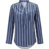 Damenhemd Frühling und Herbst Langarm Einfach Locker Lässig Bedruckte Gestreifte Hemden für Damen Stilvolle Elegante Büro Damenbluse