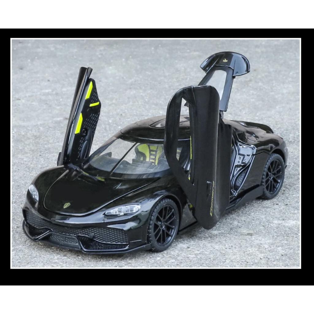 1/32 Ölçek Koenigsegg Gemini Gt Alaşım Süper Araba Model Model Simülasyon Araç Modeli Ses ve Işık Koleksiyonu Çocuk Oyuncak Hediyeleri