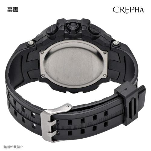 Klefa Digital Men's Waterproof Stopwatch Urethane Belt Black TE-D281-BK