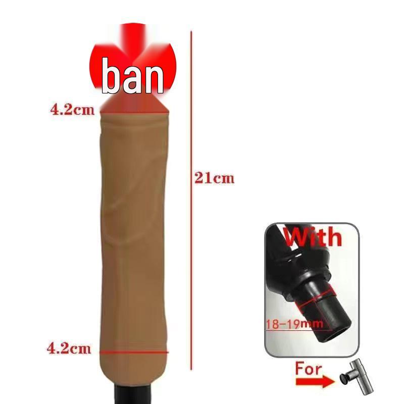 Fascial Gun Dildo Head Vibrator for Erotic Simulation (18~19mm)