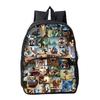 Hot Italian Brainrot Print Round Front Pocket Backpacks for Boy and Girls Best Gifts 2D Flat Cartoon School Bag for Children