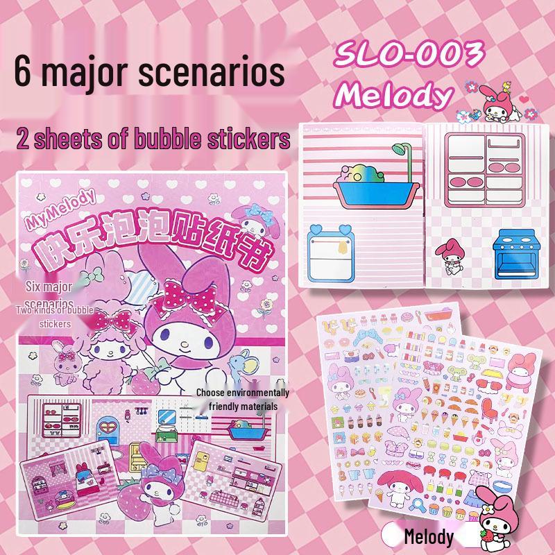 Sanrio Kinder Melody Aufkleber: Vorgeschnitten, Kreative Planerdekoration, Mehrere Stile