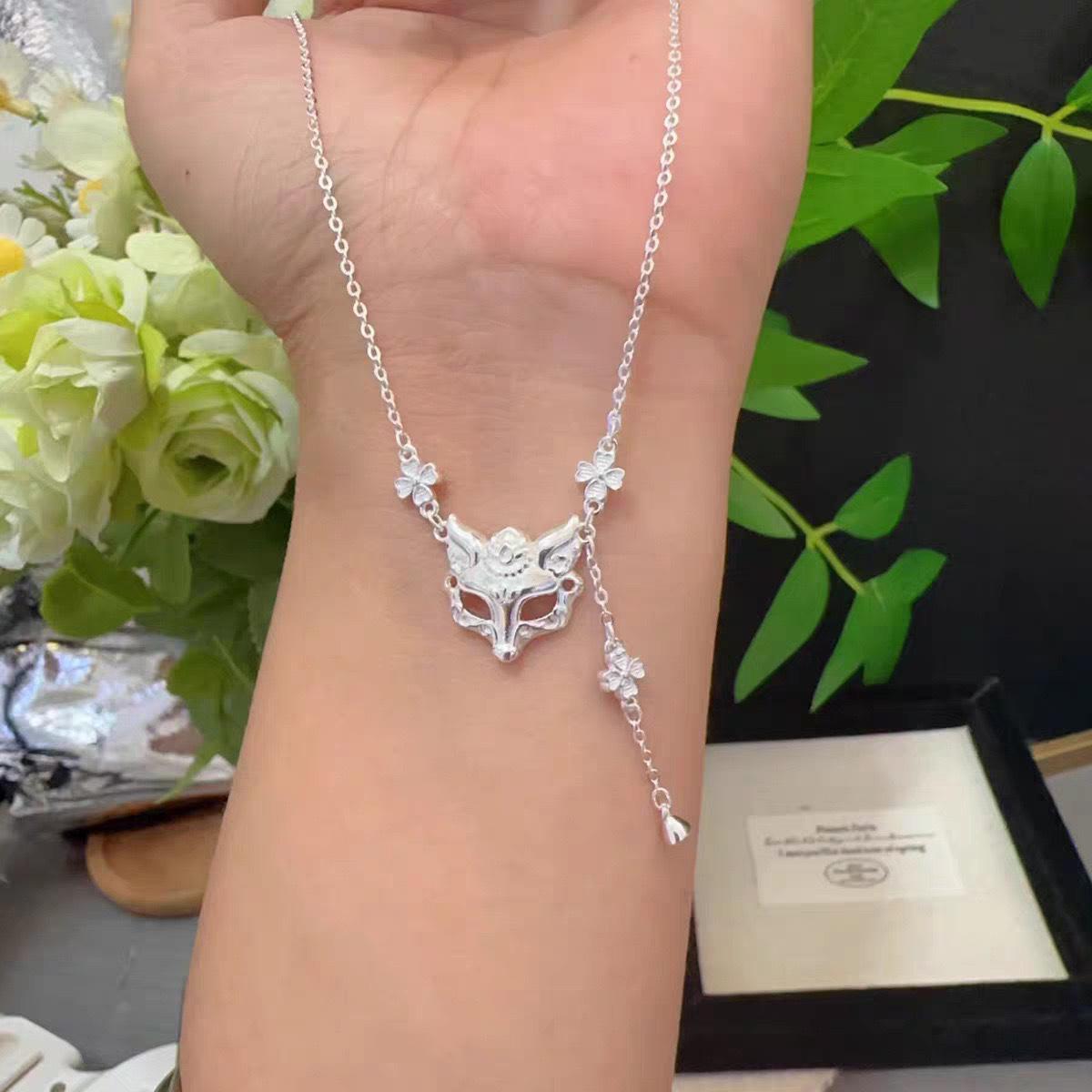 

Ожерелье с кисточкой и маской лисы: Восточный дух феи чокер для женщин