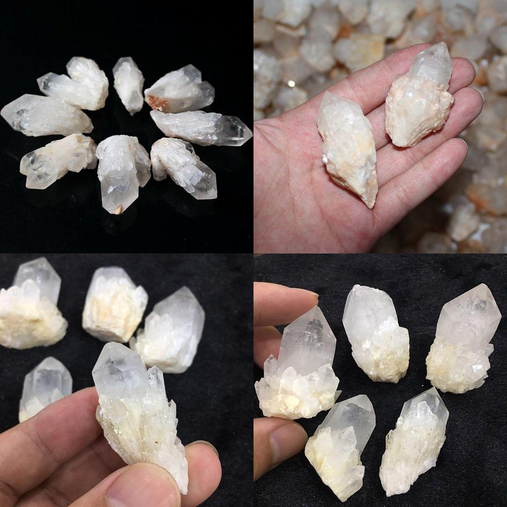 Natural Pineapple Crystal Point Cluster Wand Beautiful Quartz Mineral Healing Specimen