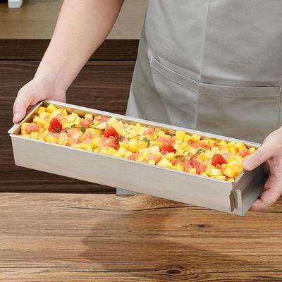 Cake Maker dreptunghiular pentru Tiramisu Tava Cheesecake pentru Camping Hotel Indoor