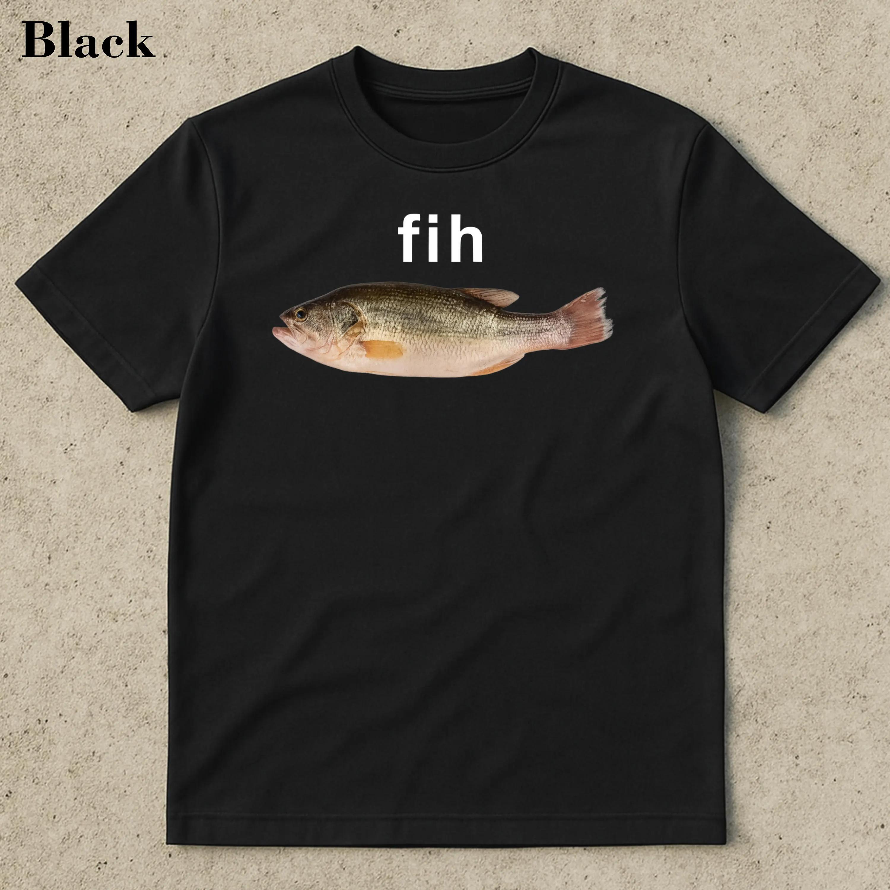 Футболка с мемом Fih Fish - Глупая футболка с мемом, Смешная футболка с мемом Футболка  Гнилой мозг  Неуместно Смешные Розыгрыши Мемы Поколения Z Самые Тупые S