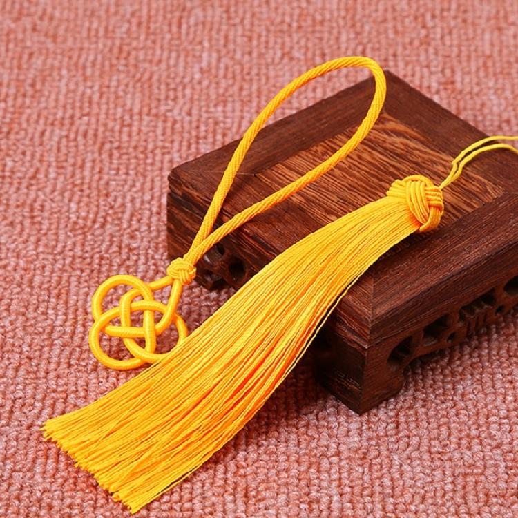 Artistic Chinese Style Tassels Accessory Keyring Pendant Chain Polyester Keychain Decoration For Everyday Use