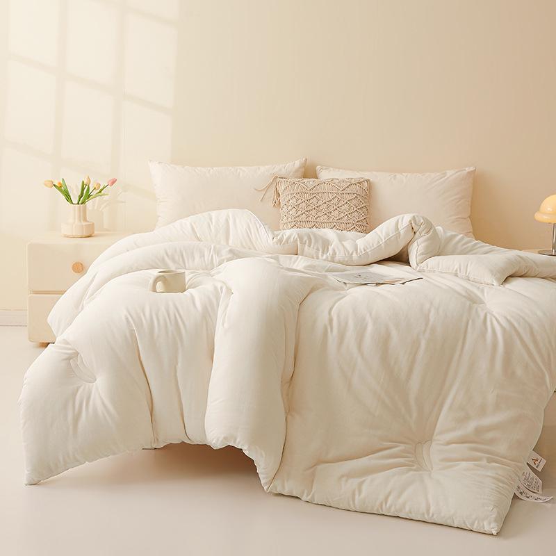 Soybean Quilt: All-Cotton, 30% Protein-Modified Fiber, Year-Round Warmth, Skin-Friendly for Winter, Spring, Summer, and Autumn.
