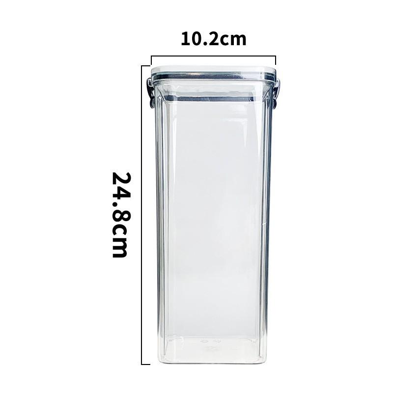 Household Moisture-proof Square Box with Lid for Storing Miscellaneous Grains, Tea, and Dry Goods