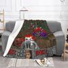 Game Blanket Flannel DOOM Cozy Soft FLeece Bedspread